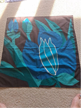 Vintage Vera Neumann Silk Mod Scarf Floral